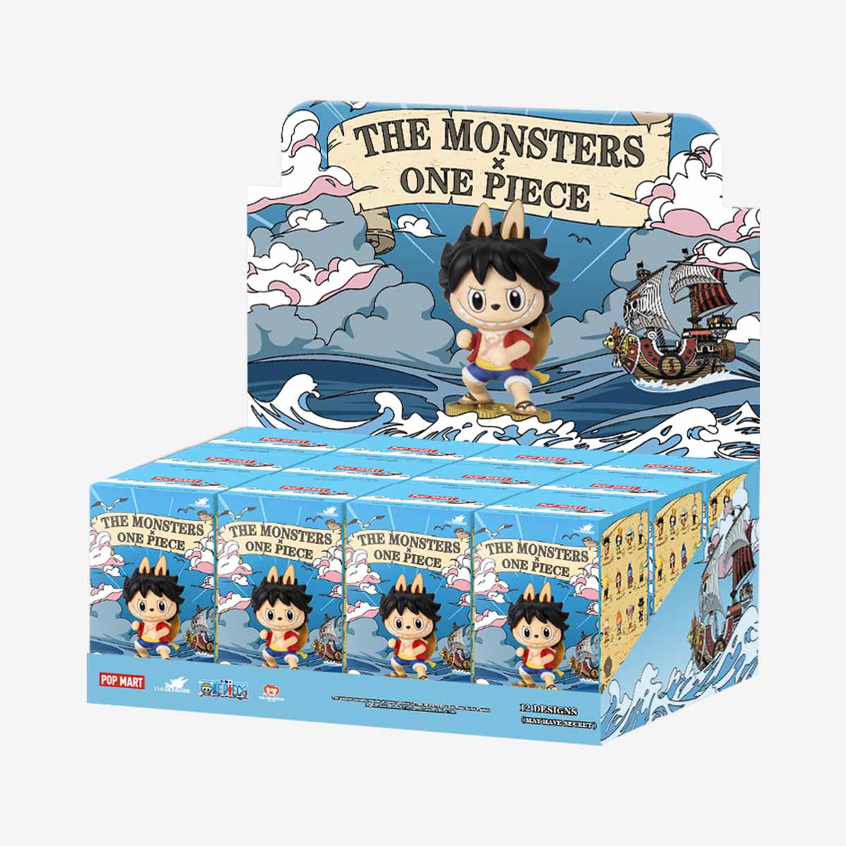 Labubu x One Piece Blind Box 12pcs Complete Figure Set – Secret Edition